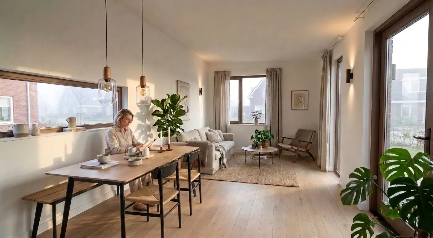 Lichte woonkamer in een Aventura Large
